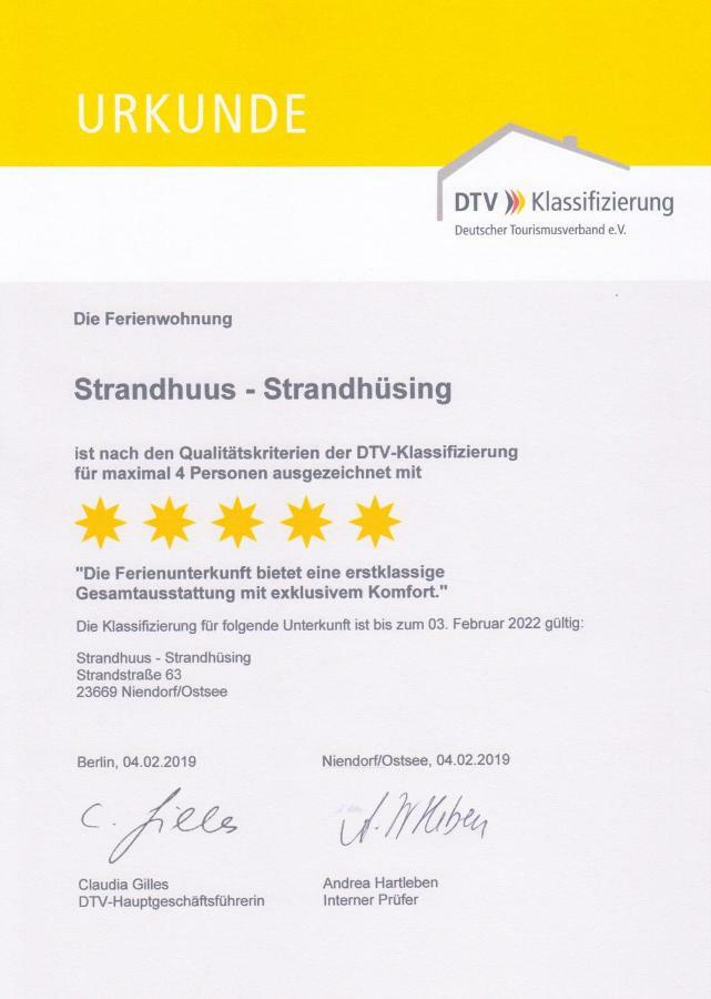 Strandhuus - Urlaub Aan De Ostsee Timmendorfer Strand Eksteriør billede